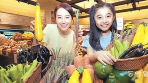 “노란 호박-자색 당근 나왔어요”