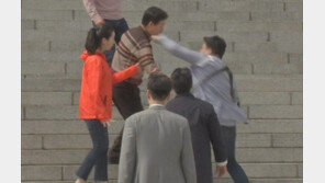 ‘김성태 폭행범’, 1심서 징역 8월·집행유예 2년 선고 석방