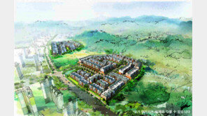 분당권 최초 블록형 단독주택… 도심 속 편리함-쾌적함 모두 담아