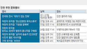 [인천판/문화가]인천 부천 문화행사