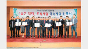 “大田형 좋은 일터를 만들자” 대전시-지역기업 손 맞잡다