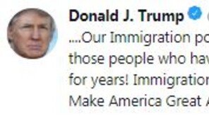 트럼프 “불법 이민자들 재판없이 추방해야…미국에 도움되는 사람 필요”