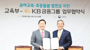 교육부와 손잡고 ‘유아-초등 돌봄 교실’ 지원 등 사회적 책임 실행