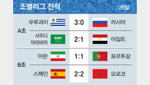 ‘늪 축구’ 이란, 이런 ‘마약 축구’가… 죽음의 B조서 1승1무1패 선전