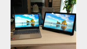 [리뷰] 터치까지 되는 휴대용 모니터, 온랩 1503i