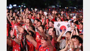 [동아포토] “힘내라” 독일전 응원하는 붉은악마들