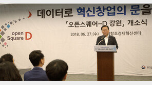 ‘오픈스퀘어-D 강원’ 춘천서 문 열어… 공공데이터 활용해 창업 종합지원 