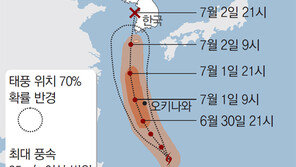 올 첫 태풍 ‘쁘라삐룬’ 북상… 1일 제주 영향권