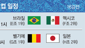 여유만만 브라질 vs 번개역습 멕시코… 2일 밤 16강 격돌