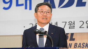 ‘소통·협의·원칙’ 강조한 KBL 제9대 이정대 총재