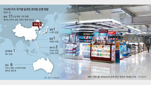 中공항엔 입국장 면세점 17곳… 한국은 “과세원칙 어긋나” 불허