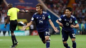 일본, 하라구치-이누이 연속 골… 벨기에에 2-0 리드