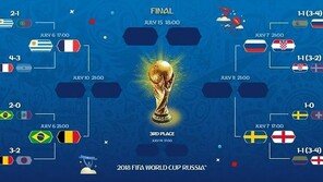 월드컵 8강 대진표 확정, 첫 경기 우루과이vs프랑스…역대 최고성적·전적 보니?
