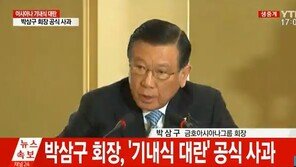 박삼구 “칭다오세브란스병원 때문에…”  비상상황서 3일 中출장 이유 해명 