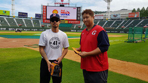 두산, ‘수술’ 김상호에게 지원금 전달…동업자 정신의 참의미