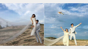 ‘17세 차’ 미나♥류필립, ‘미공개 화보’ 공개…“결혼식 D-2, 너무 설레”