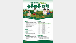 “농촌체험휴양마을서 힐링하고 가세요”