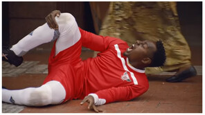 ‘굴러 굴러 KFC까지’…네이마르 엄살 미리 예측한 광고, 우연?