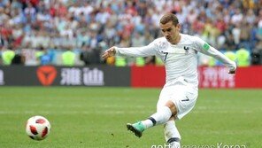 [월드컵] ‘1골-1도움’ 그리즈만, 우루과이전 ‘MOM’ 선정
