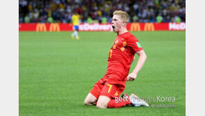 [월드컵] 벨기에, 브라질에 전반 2-0… 4강 보인다