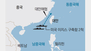 G2 무역전쟁 다음날… 美군함, 11년만에 대만해협 통과 ‘무력시위’
