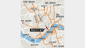 한남2고가 10일부터 철거… 우회하세요