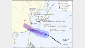 제8호 태풍 마리아, ‘괌 해상→대만 해상→중국 내륙’ 예상…한반도 영향은?