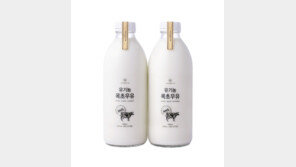 갤러리아百, 유기농 목초 우유 출시