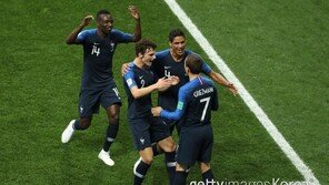 [월드컵 결승전] 그리즈만 PK골… 프랑스 2-1 리드