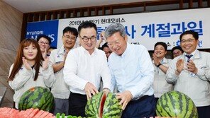 현대모비스, 협력사·대리점에 수박 ‘1만통’ 전달