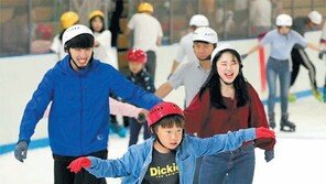 빙상장에서 시원한 여름나기