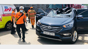 고속道서 날아온 ‘80kg 바퀴’에 일가족 4명 사상