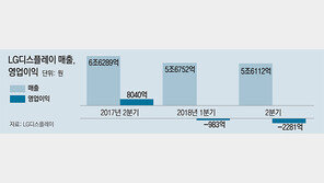 LCD값 폭락에 적자 커진 LGD “대형 OLED 집중”