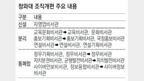 교육-문화, 홍보기획-국정홍보 비서관 분리…靑 자영업비서관 신설 등 조직개편