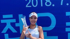 코트에서 늦게 핀 꽃 정영원, 춘천오픈 첫 정상