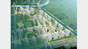 교육청 등 행정타운 인근에 위치