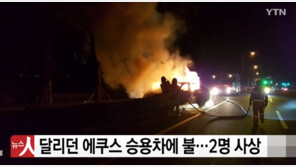 車전문가 “에쿠스 화재, 1명 사망…조치가 늦거나 불이 빨리 확산됐단 의미” 