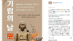 설리, SNS로 ‘위안부 피해자 기림의 날’ 알리자…日 누리꾼 “일본 오지마”