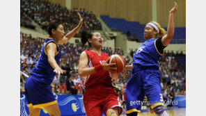 ‘로숙영 22득점’ 여자농구, 종합국제대회 단일팀 사상 첫 승