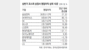 상장사 상반기 실적 ‘빛좋은 개살구’