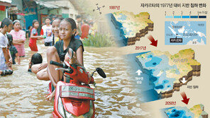 자카르타, 2050년 절반 수몰 위기… 마지막 亞경기 될 수도