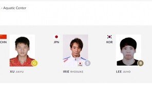 [아시안게임] 수영 이주호, 남자 배영서 동메달 쾌거