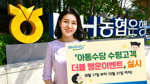 NH농협은행, 아동수당 수령고객에 추첨 이벤트