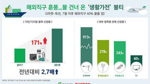 생활가전 해외직구로 산다…전년대비 판매량 2.7배 상승