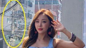 나르샤 셀카 ‘뽀샵’ 의혹 해명… “원래 휜 전봇대예요”