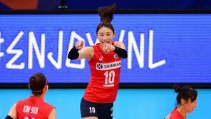 [아시안게임] 한국 여자배구, 카자흐스탄 누르고 2연승