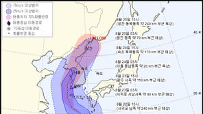 태풍 ‘솔릭’ 경로 서쪽으로, 수도권 관통…서해상 지나며 위력 ‘↑’