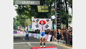 나아름, 사이클 여자 개인도로 금메달…AG 2연속 金