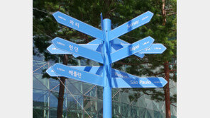 ‘평양 196km’ 서울 20곳에 세계 도시 이정표