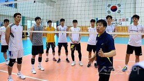 호흡 가다듬은 男 배구대표팀, 흐뭇한 김호철 감독